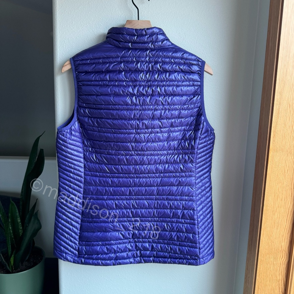 Patagonia Ultralight Down Vest Concord Purple Large 800-fill-power Goosedown L - Picture 10 of 13